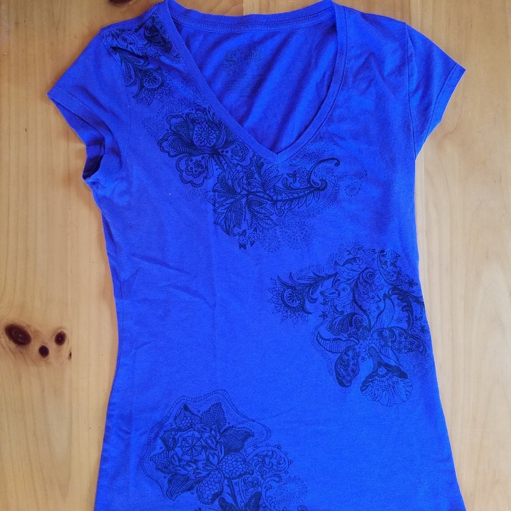 Purple V-Neck TShirt